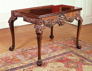 Mesa de cartas, c.1740 (mogno espanhol)